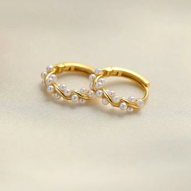 Brinco Argola Perolado ibiza