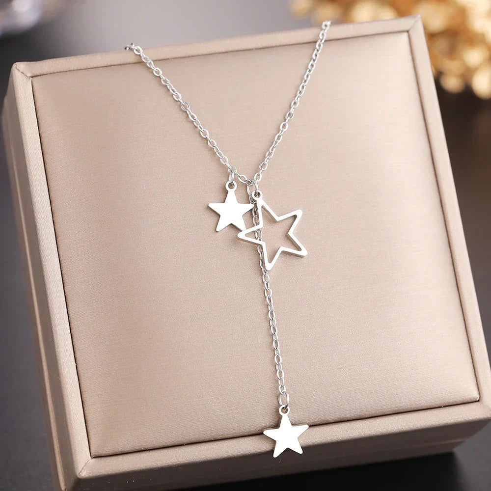 Colar Estrelas Delicadas Luxury